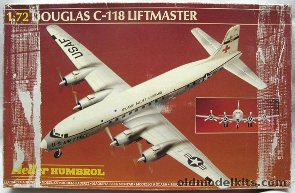 Heller 1/72 Douglas C-118 Liftmaster Transport (DC-6), 80317 plastic model kit